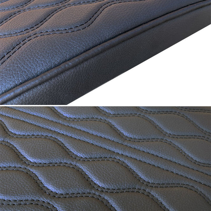 Comfortable arm support cushion installed on a vehicle center console