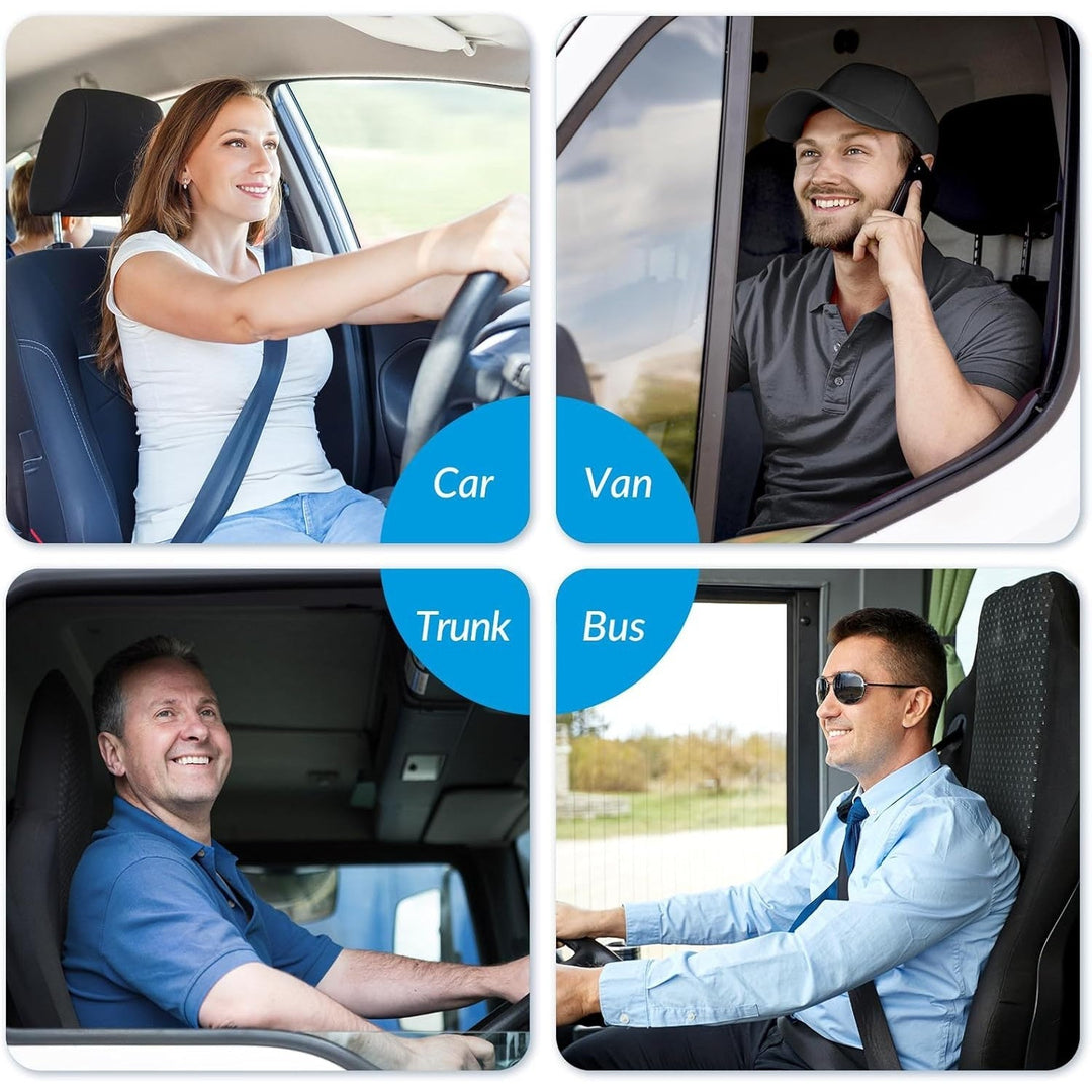 Ergonomic memory foam car cushion showing side profile for tailbone support