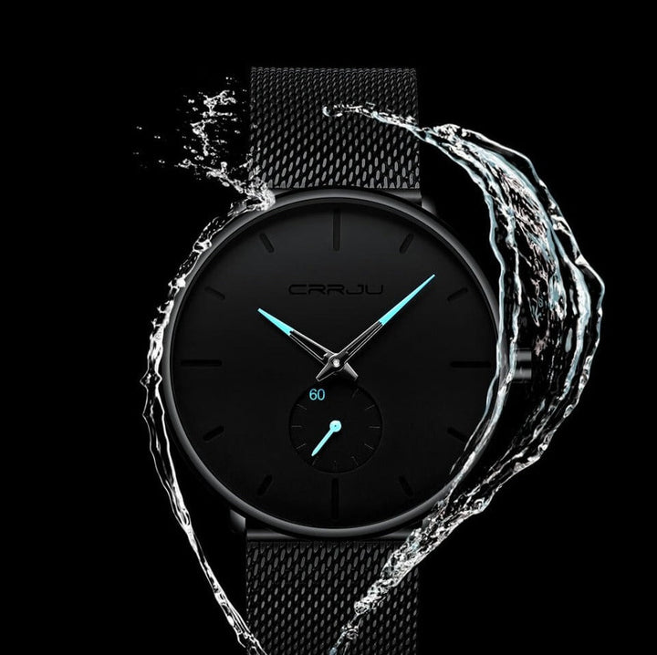 Elegant mens fashion watch paired with casual daily attire