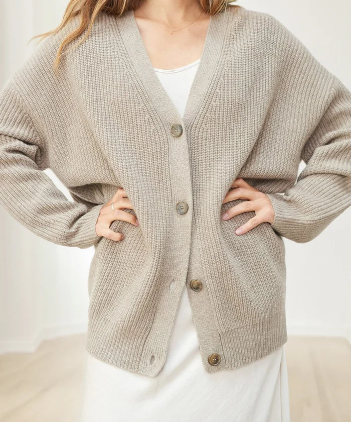 Stylish womens fashion knit vest paired with casual trousers