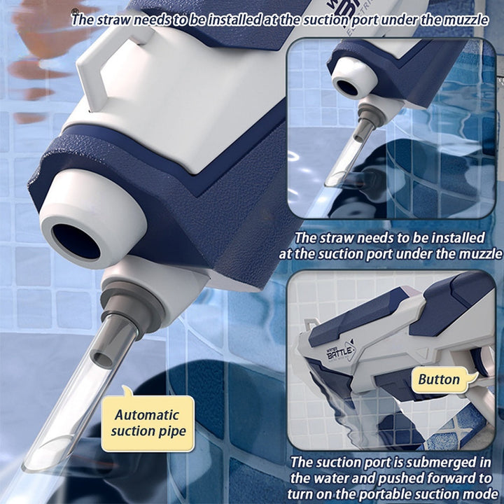 Unisex electric water blaster with USB battery for outdoor summer games