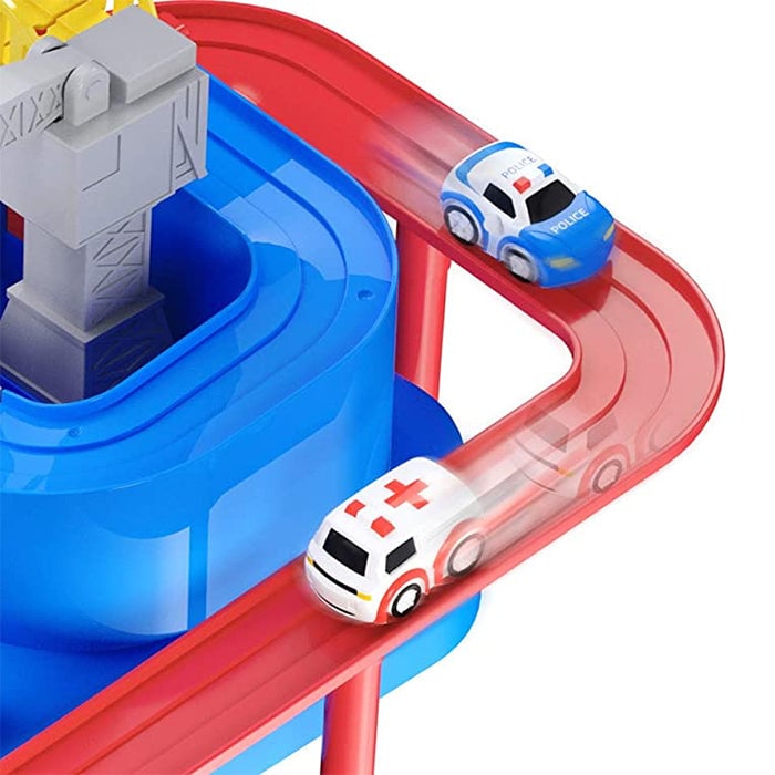 Safe plastic construction of the interactive developmental toddler toy