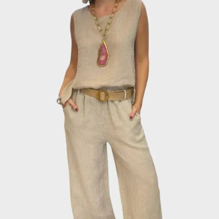 Stylish bohemian women's matching set for casual summer wear and fashion