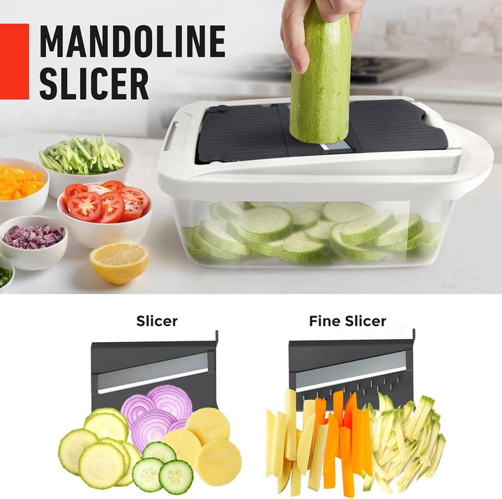 Essential kitchen gadget for fast dicing and slicing vegetables
