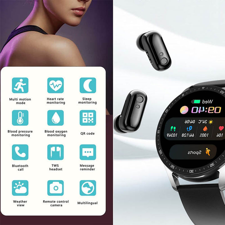 Side profile of unisex smartwatch highlighting durable band and modern gadget design