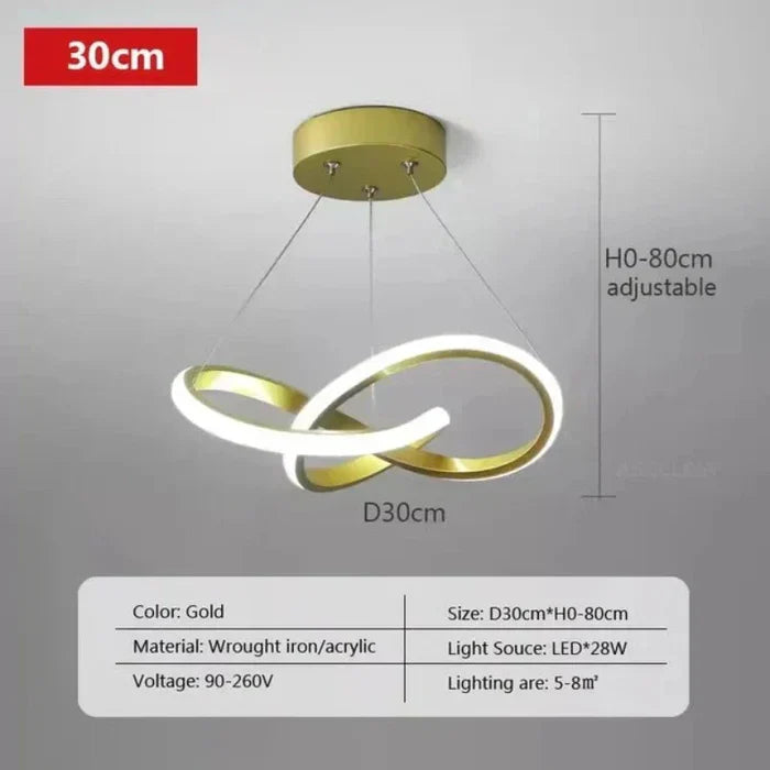 Energy saving lamp casting warm illumination across a stylish modern bedroom