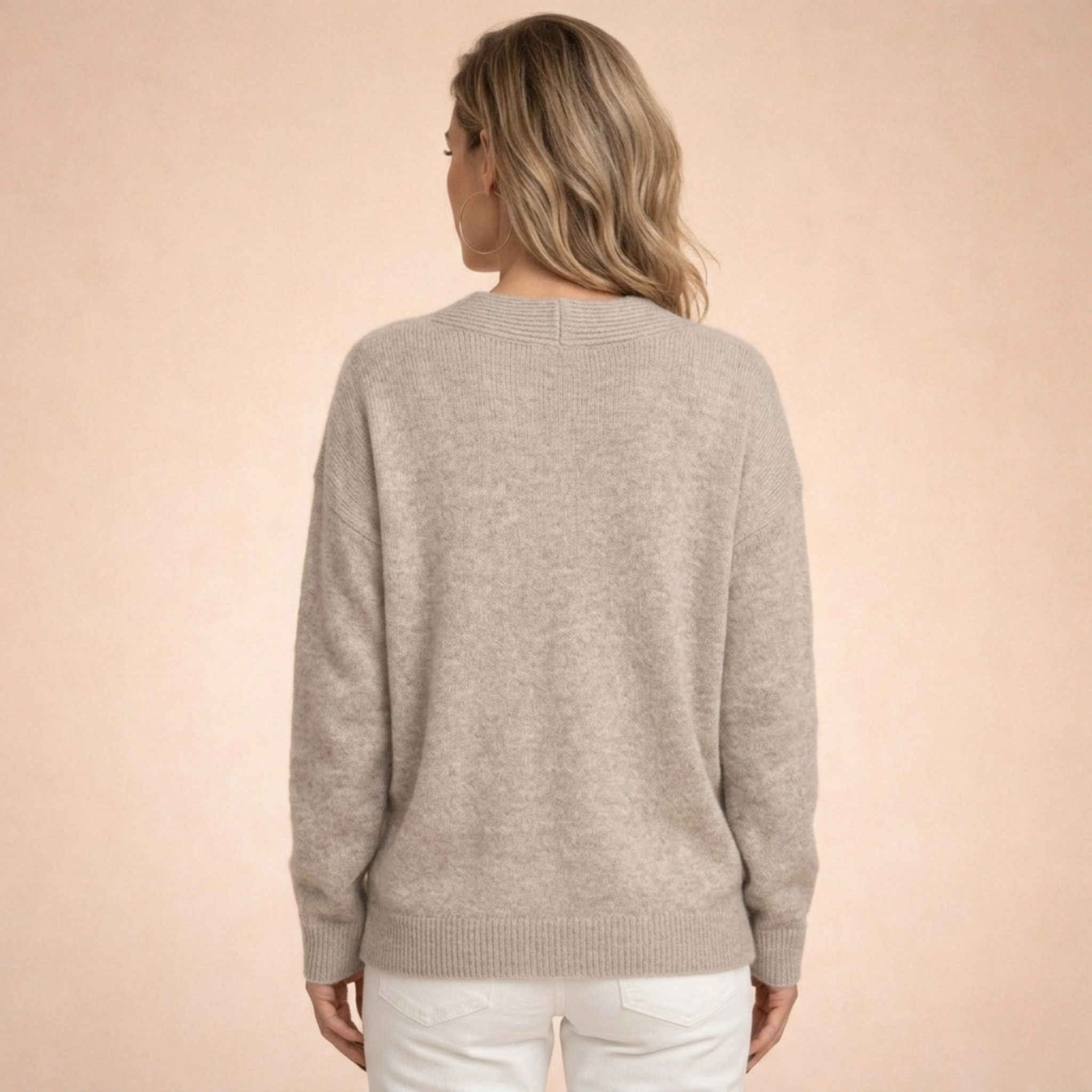 Ava | Women’s Relaxed V-Neck Sweater