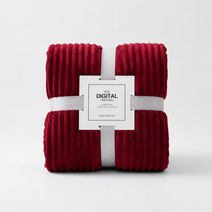 Durable stitching and premium finish of the warm blanket