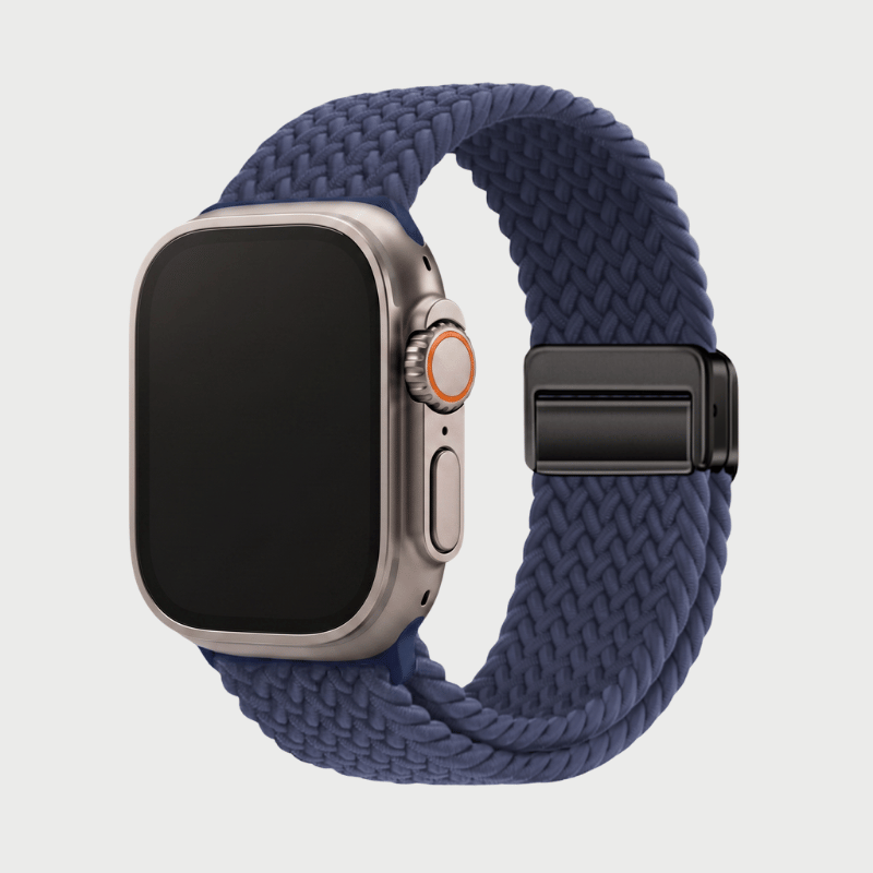 Quick adjustment feature on secure magnetic watch strap