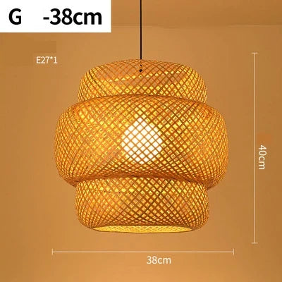 Boho ceiling light close-up showing fine craftsmanship