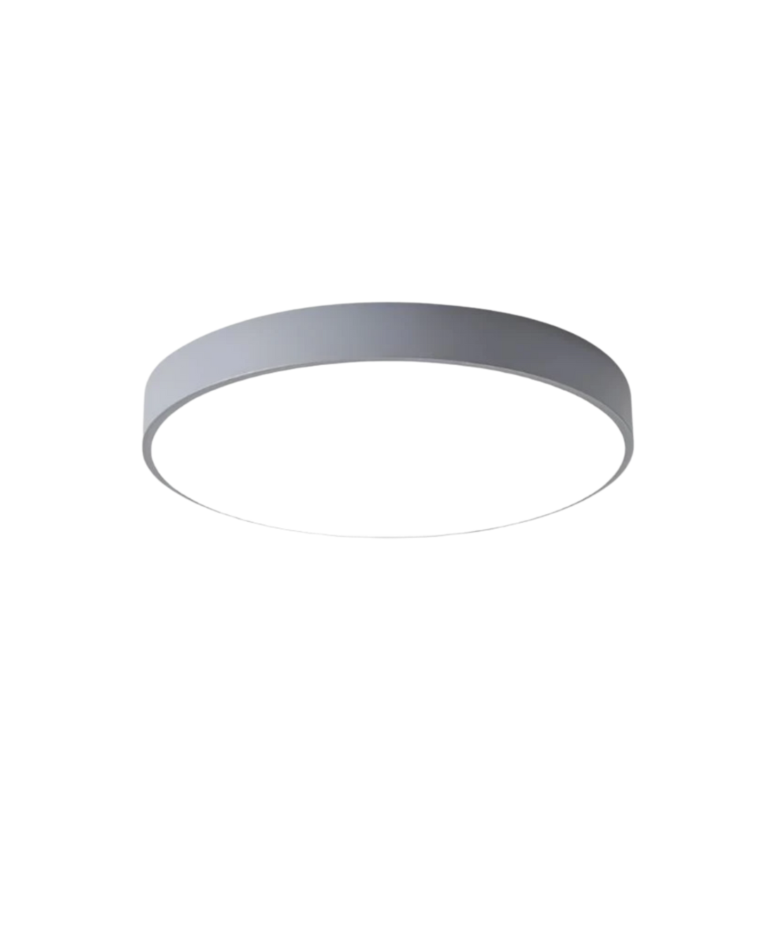 Energy efficient LED ceiling light showing frosted acrylic diffuser panel