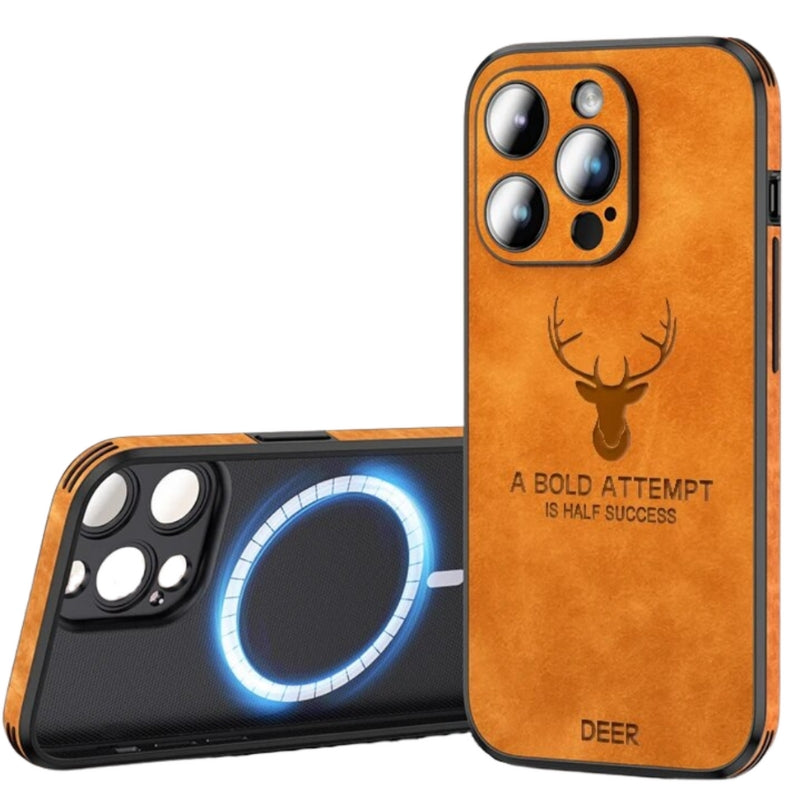 Trendy unisex phone cover with tactile luxury finish
