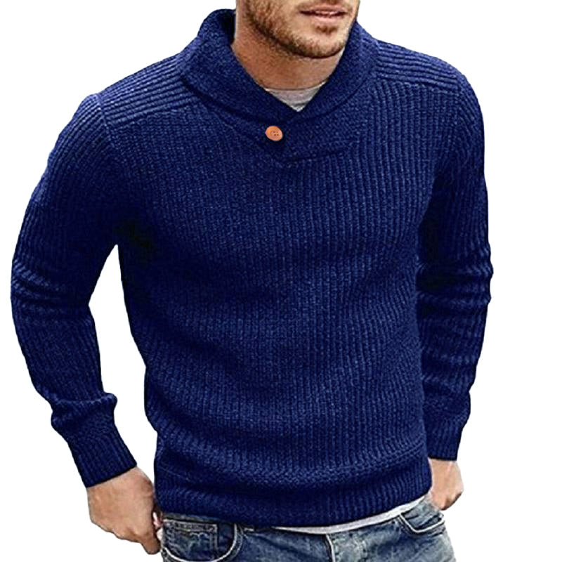 Langdon | Men’s Ribbed Collar Sweater