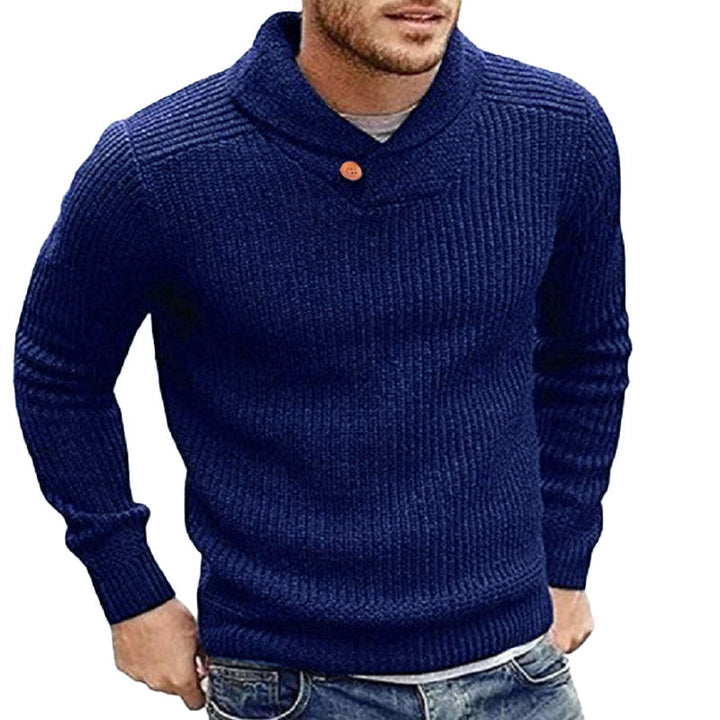 Langdon | Men’s Ribbed Collar Sweater