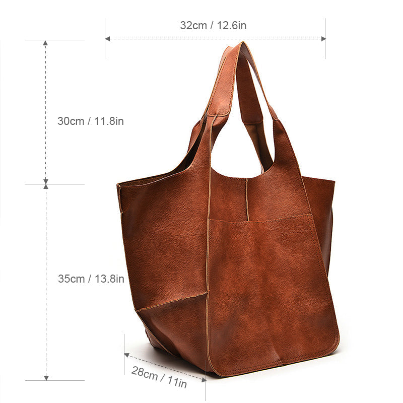 Large handbag and shoulder bag designed for daily use and work essentials.