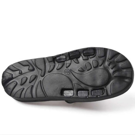 Pair of unisex pain relief slippers for daily wellness use