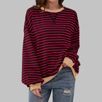 Denise | Women’s Oversized Striped Sweater