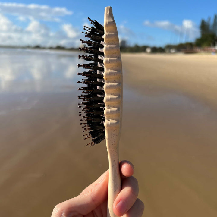 Professional curl defining brush for frizz-free hair care styling