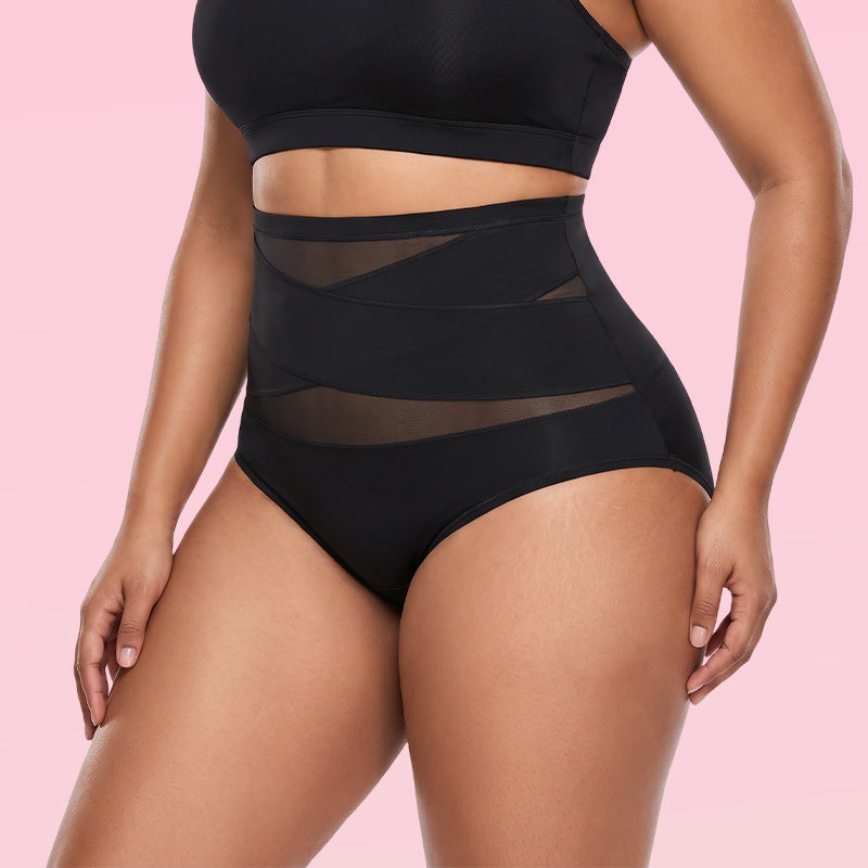 Comfortable women's shaping briefs in soft pink color