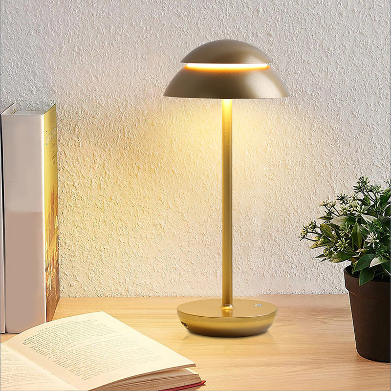 Cordless LED table lamp showcasing modern home decor lighting design