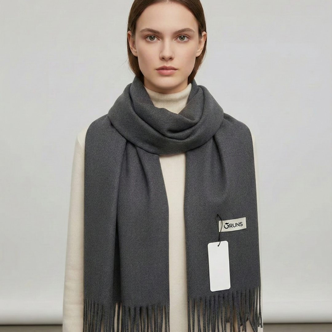 Cozy outdoor accessories women's heavy winter scarf