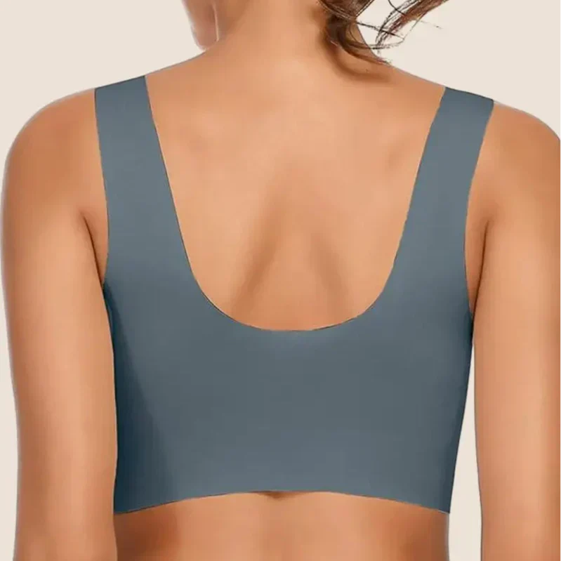 Classic everyday comfort bra featuring a deep V-neck and molded cups
