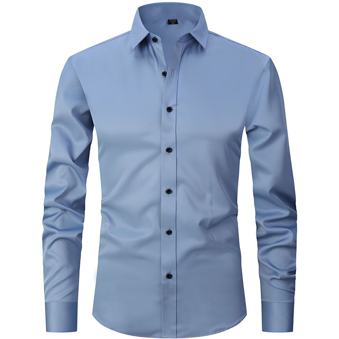 Versatile mens long sleeve shirt styled for casual wear