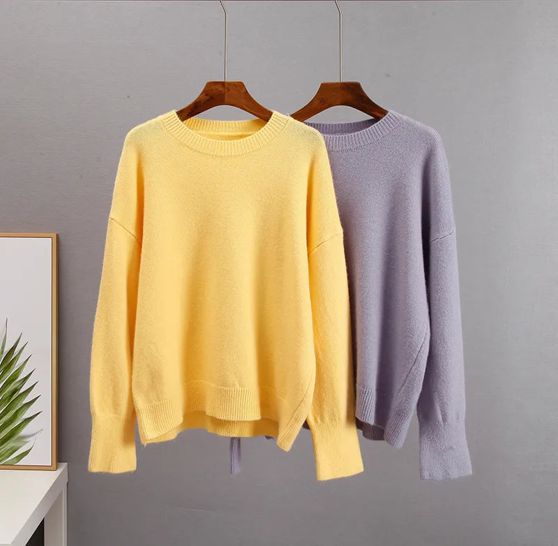 Detailed shot of the ribbed sleeve cuffs on the blue comfy knit top