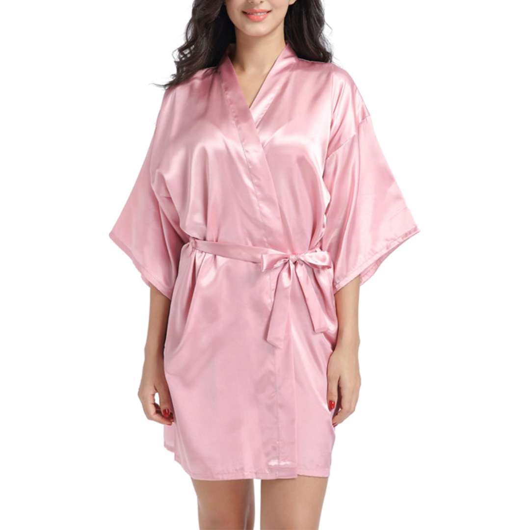 Lightweight kimono bathrobe for women comfortable morning routine