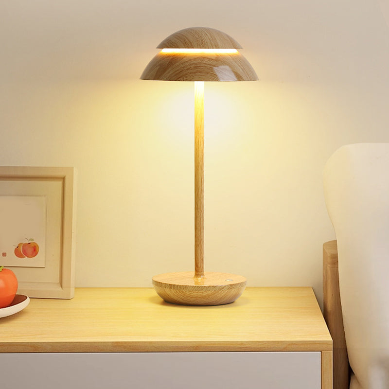 Rechargeable wireless table lamp for sleek bedside illumination