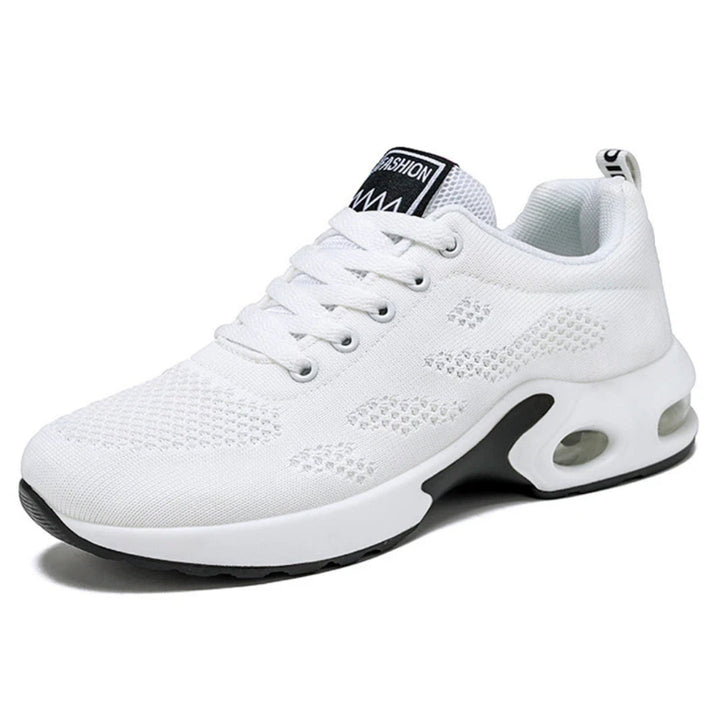 Pair of women's casual walking sneakers arranged neatly to showcase versatile everyday style.