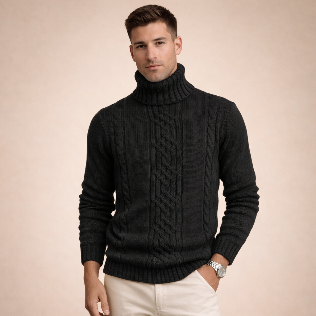 Cleo | Men’s Ribbed Knit Sweater