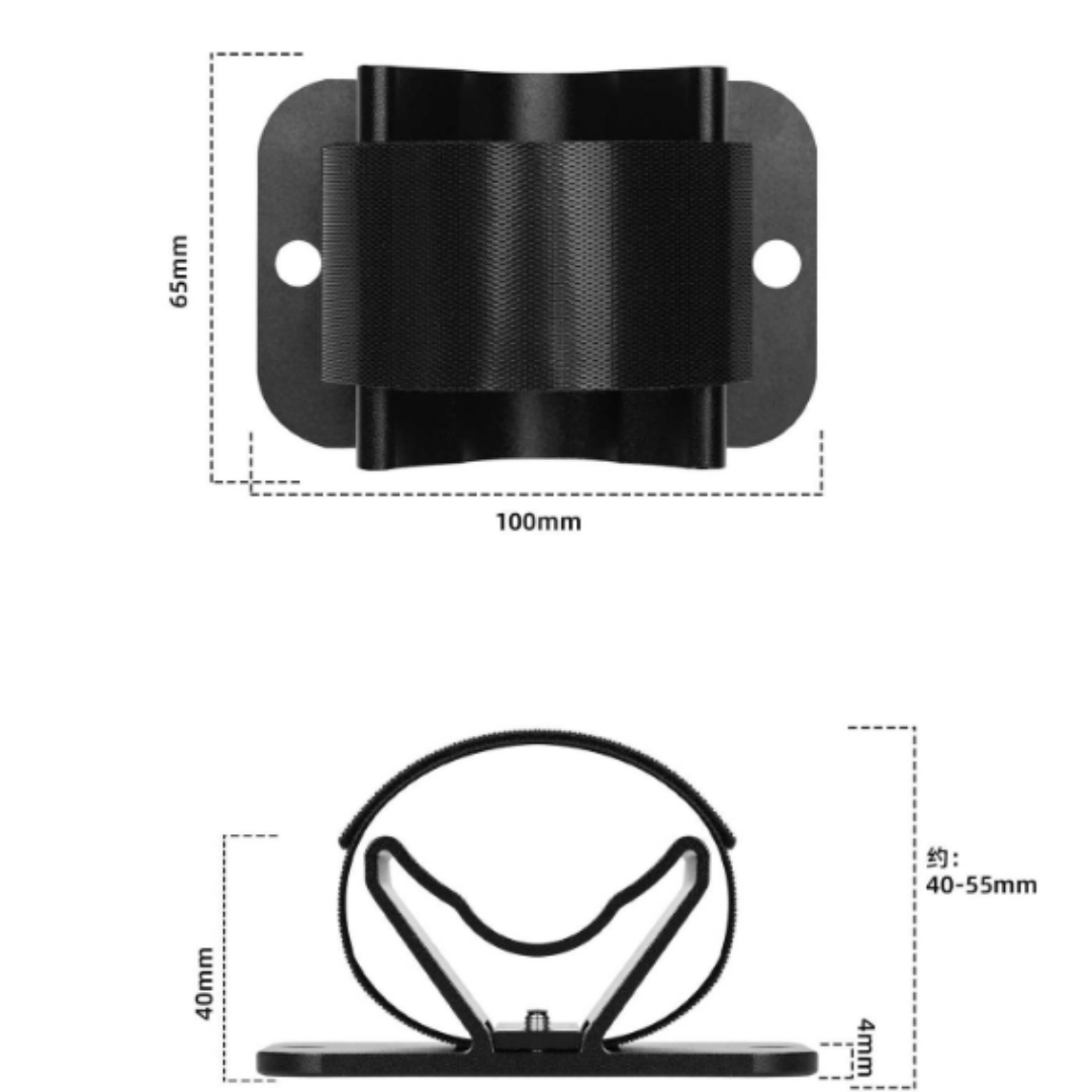 Durable cycling accessory fork mount bike rack and maintenance stand