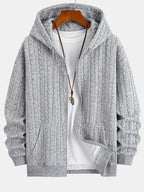 Lyle | Men’s Jacquard Zip-Up Hoodie