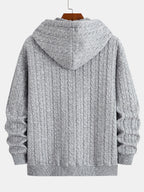 Lyle | Men’s Jacquard Zip-Up Hoodie