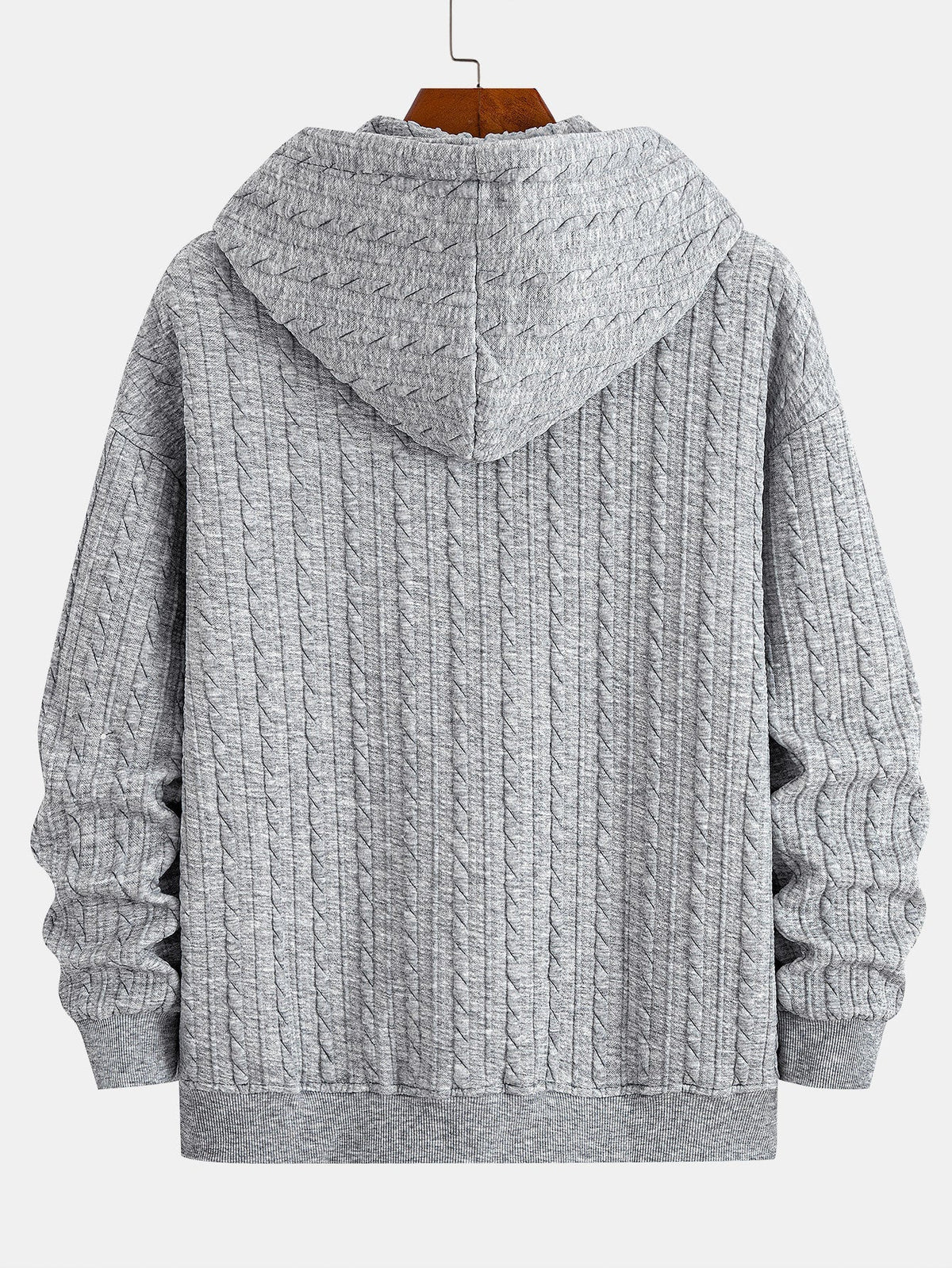Lyle | Men’s Jacquard Zip-Up Hoodie