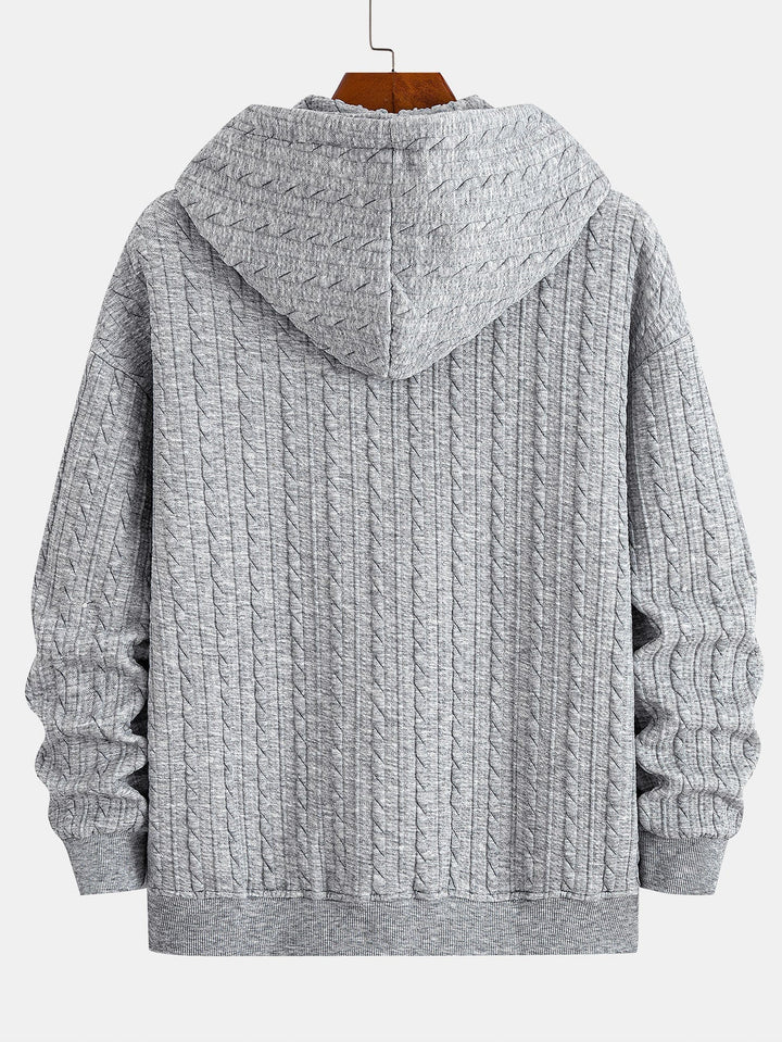 Lyle | Men’s Jacquard Zip-Up Hoodie