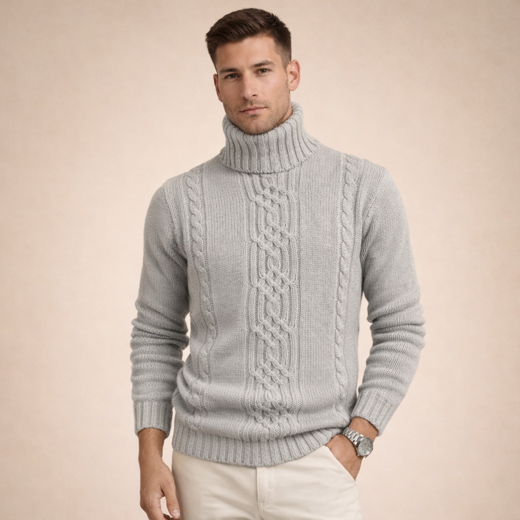 Cleo | Men’s Ribbed Knit Sweater