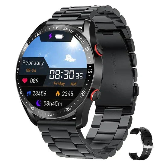 Fitness tracker analyzing sleep quality metrics and wellness patterns