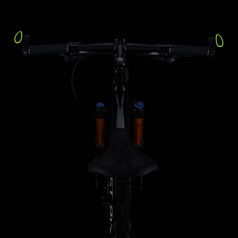 Cycling accessories set including comfortable handlebar grips and end plugs
