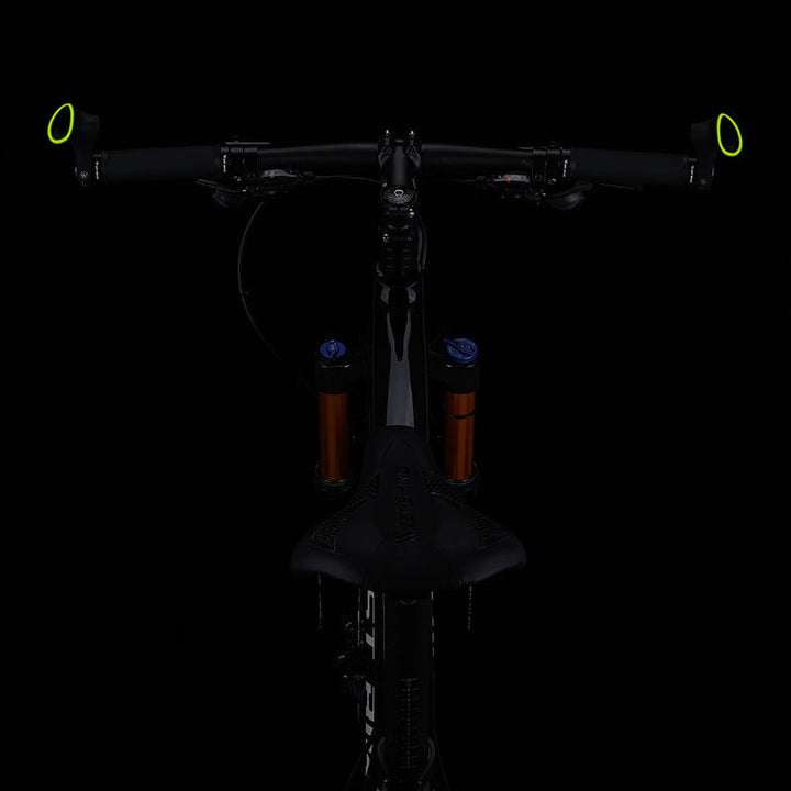 Cycling accessories set including comfortable handlebar grips and end plugs