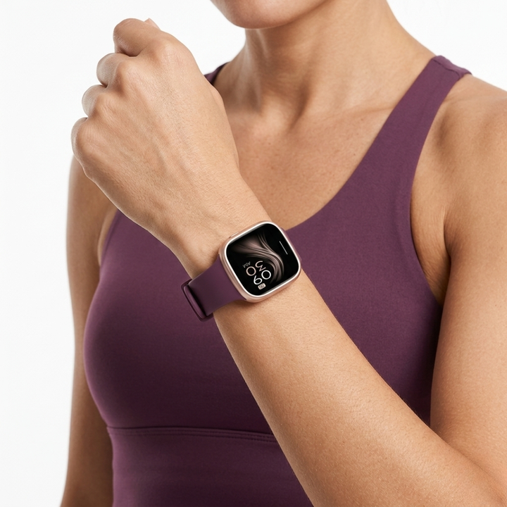 Unisex fitness sport watch displaying sleep tracking data