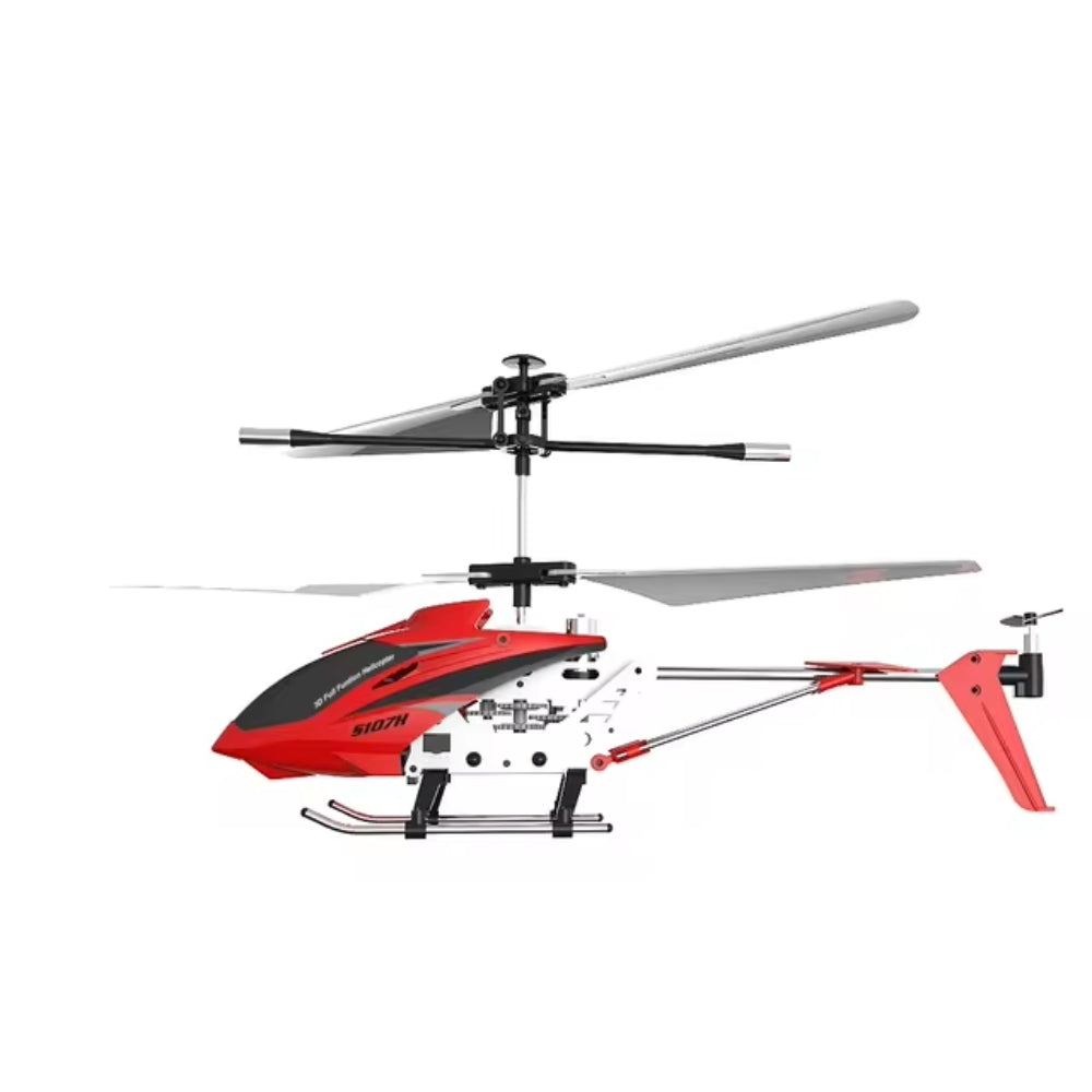 Red Hercules 3.5CH Mini RC Helicopter side view