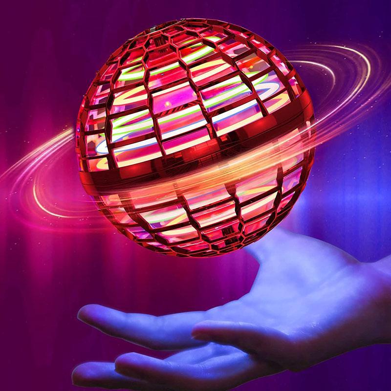 Best gift for kids glowing flying ball toy USB charging cable included