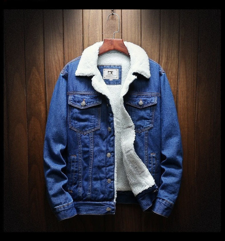 Creston | Men’s Fur-Lined Denim Jacket