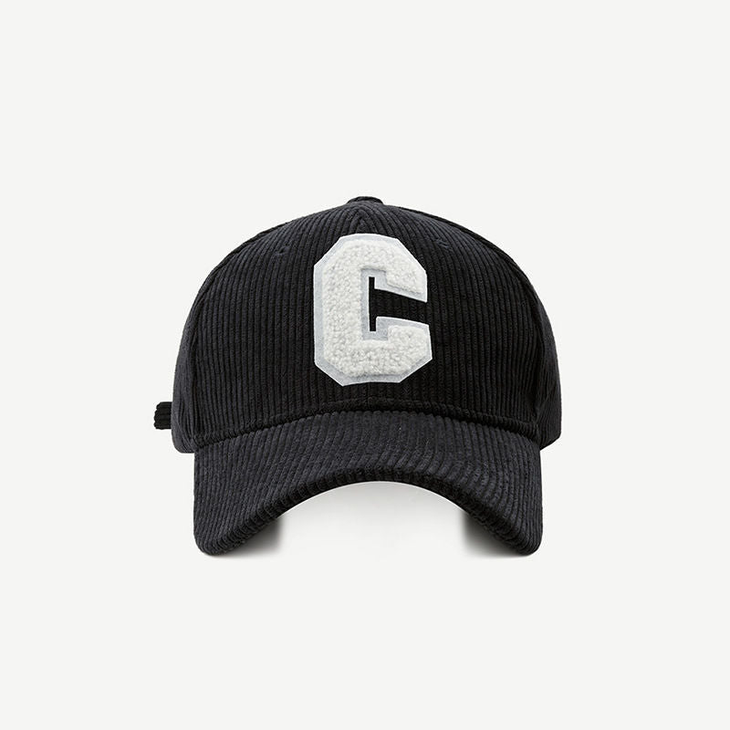 Unisex embroidered letter patch baseball cap in streetwear style