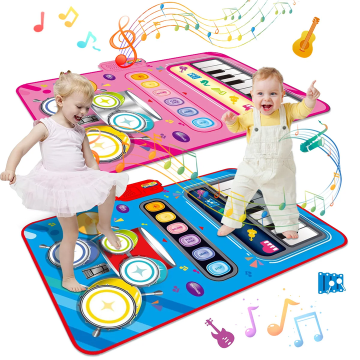 Gift box packaging for the kids musical toy and drum mat