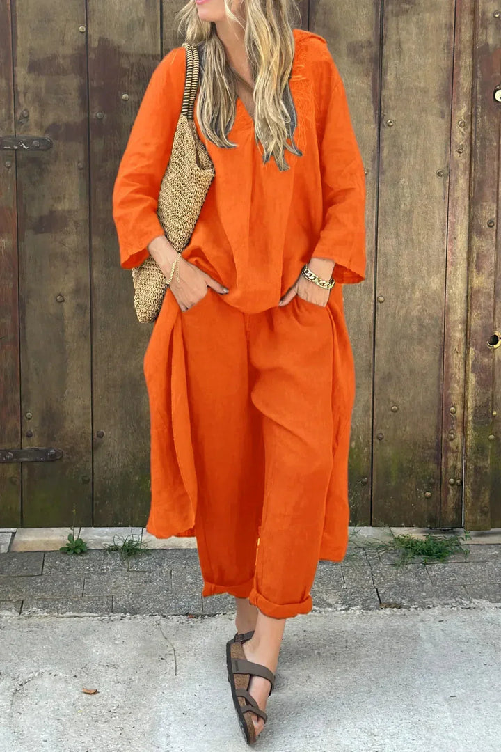 Stylish summer outfit two piece set ideal for casual wear and womens clothing
