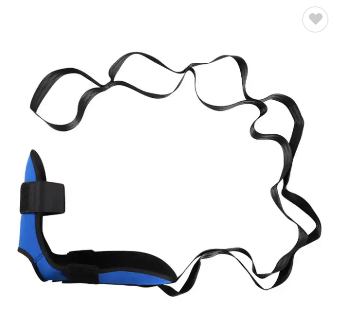 Close-up of the adjustable buckle and durable stitching on stretching strap [[lstfy-media:12]]