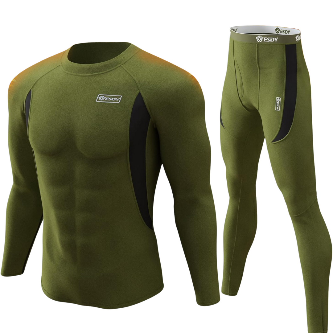 Cold weather clothing thermal set autumn and winter collection